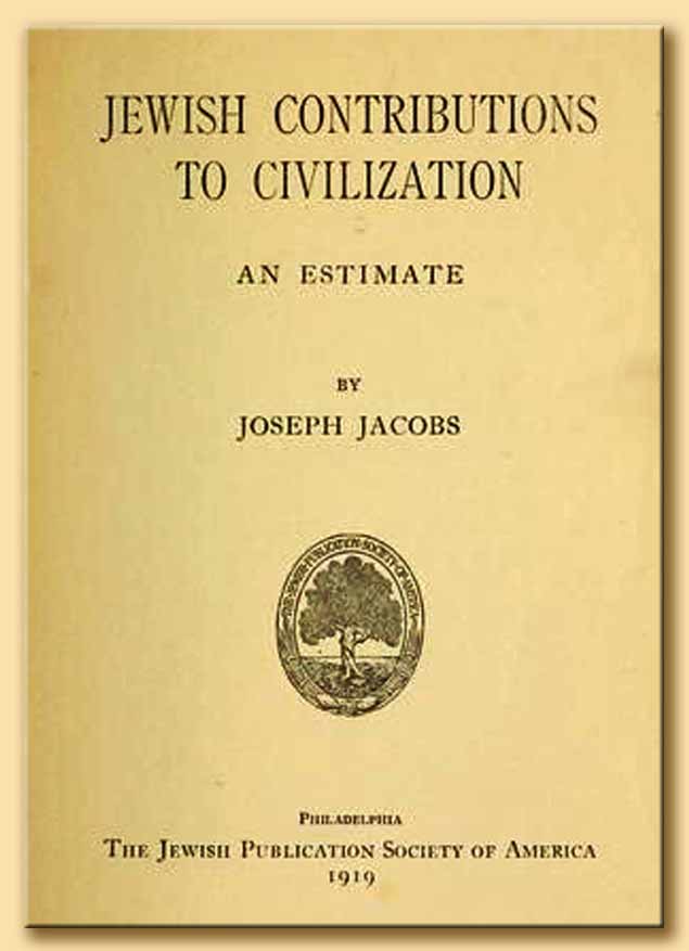 jewish contributions to civilization - joseph jacobs